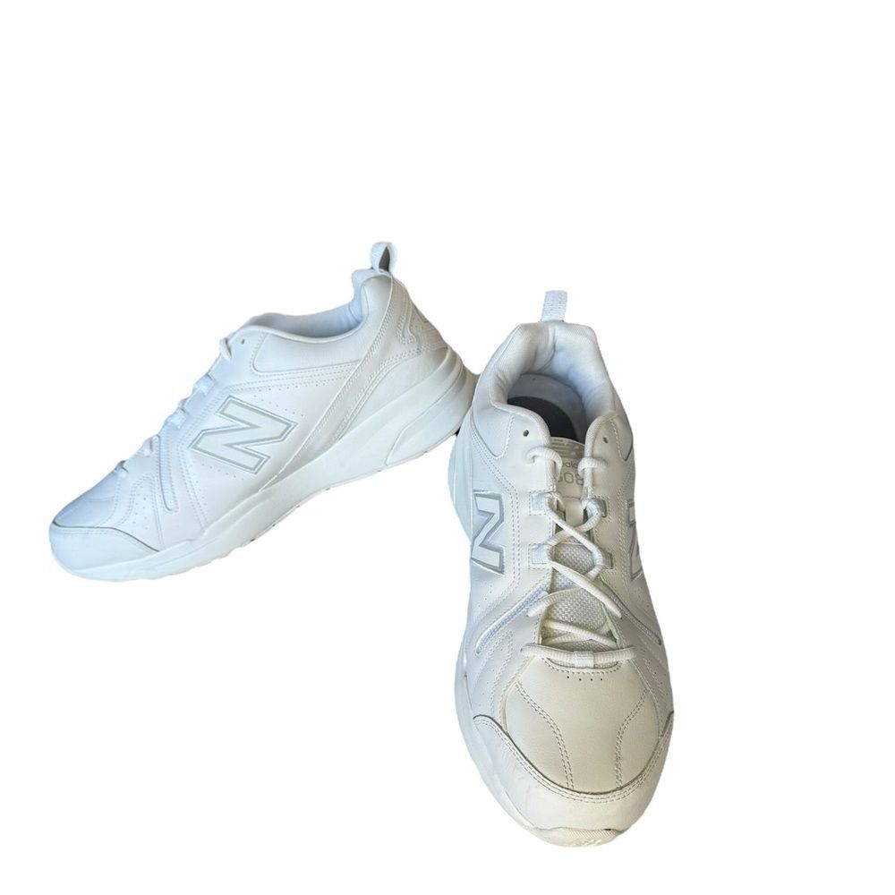 New Balance MX608AW5 Walking Leather White Cross Trainers Men Size 15